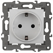 Розетка ЭРА Elegance 2P E Schuko со шторками 16A 250V 14-2102-01 Б0034272