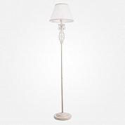 Торшер Eurosvet Amelia 10073/1 белый с золотом/прозрачный хрусталь Strotskis