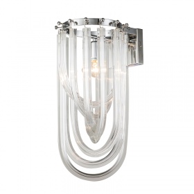 Настенный светильник Delight Collection Murano Glass KR0116W-1B chrome