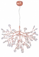 Подвесная люстра Crystal Lux Evita EVITA SP63 COPPER/TRANSPARENT